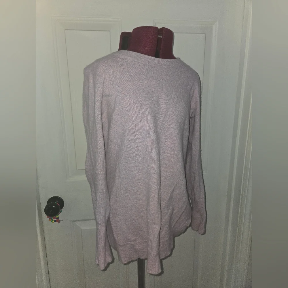 J. Crew Cotton Wool Blend Crew Neck Lilac Sweater XS